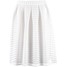 Vero Moda VMLOUI Spódnica plisowana bright white VE121B0AR-A11