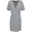 Topshop Sukienka z dżerseju grey TP721C0EB-C11