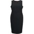 CeHCe Sukienka etui black QC221C000-Q11