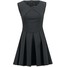 Plein Sud Sukienka z dżerseju black PL221C024-A11