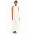 H&M Sukienka maxi 0397662003 Biały