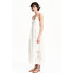 H&M Koronkowa sukienka 0391361008 Biały