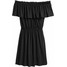 H&M Sukienka z odkrytymi ramionami 0415991003 Czarny