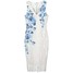 Paper Dolls Sukienka letnia white/blue PD521C03N-A11