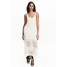 H&M Wzorzysta sukienka 0408110001 Biały