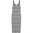 H&M Sukienka w prążki 0272591001 Czarny/Białe paski