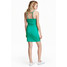 H&M Sukienka w strukturalny wzór 0416011003 Zielony