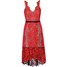 Three Floor Sukienka koktajlowa lipstick red/bordeaux/black/nude T0B21C007-G11