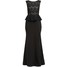 Unique Sukienka z dżerseju black/nude UI021C030-Q11