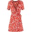 Topshop DAISY Sukienka letnia red TP721C0G5-G11
