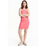 H&M Sukienka z dżerseju w prążki 0400138001 Różowy