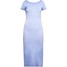 Topshop Sukienka z dżerseju blue TP721C0EC-K11