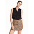 H&M Patterned skirt 0395881002 Light beige/Pattern