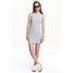 H&M Sukienka bez rękawów 0374762014 Biały/Paski