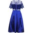 Three Floor WANDERER Sukienka koktajlowa ink blue/nude T0B21C005-K11