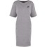 Nike Sportswear Sukienka z dżerseju carbon heather/dark grey/black NI121C00L-C11