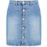 Sparkz DAMILA Spódnica jeansowa mid blue denim RK021B00J-K11