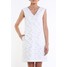 Tiffi Sukienka z dekoltem V biała