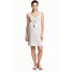 H&M MAMA Dżersejowa sukienka 0367373001 Jasnoszary melanż