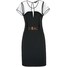 Morgan ROULA Sukienka z dżerseju noir M5921C0EN-Q11