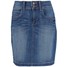 TOM TAILOR ITALIAN Spódnica jeansowa mid stone wash denim TO221B02N-K11