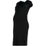 Queen Mum CITY Sukienka z dżerseju black QM129F018-Q11