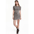 H&M Sukienka z wycięciami 0439237001 Ciemnoszary sprany