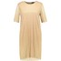 Selected Femme SFNUNE Sukienka koktajlowa gold colour SE521C07T-F11