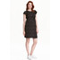 H&M MAMA Wzorzysta sukienka 0423513001 Czarny