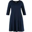 Zizzi Sukienka z dżerseju dark blue Z1721C00W-K11