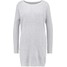 Vero Moda VMPOSH Sukienka dzianinowa light grey melange VE121C0Y2-C12
