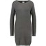 Vero Moda VMPOSH Sukienka dzianinowa dark grey melange VE121C0Y2-C11