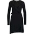 Topshop Sukienka z dżerseju black TP721C0HV-Q11
