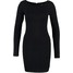Superdry AUGUSTA Sukienka z dżerseju black SU221C057-Q11