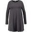 Zalando Essentials Curvy Sukienka z dżerseju dark grey melange ZX121CA0A-C11