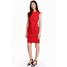H&M Krótka sukienka 0439850005 Czerwony