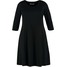 Zizzi Sukienka z dżerseju black Z1721C00W-Q11
