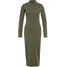 Urban Classics Sukienka z dżerseju olive UR621C005-N11