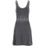 Topshop BURNOUT Sukienka z dżerseju grey TP721C0GO-C11