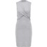 Topshop Sukienka z dżerseju grey TP721C0IQ-C11