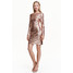 H&M Cekinowa sukienka 0437812002 Złoty