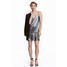 H&M Sukienka o metalicznym połysku 0446177001 Srebrny