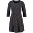 TWINTIP Sukienka z dżerseju black melange TW421CA12-Q11