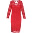 Vero Moda VMJOY JANET Sukienka letnia lipstick red VE121C0ZX-G11