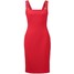 Versace Collection Sukienka etui red VC121C02Q-G11