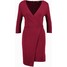 Topshop PONTE Sukienka z dżerseju burgundy TP721C0HM-G11