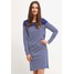 Zalando Essentials Sukienka z dżerseju dark blue/off white ZA821CA06