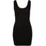 Zalando Essentials Sukienka z dżerseju black ZA821C000