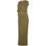 Topshop Maternity Długa sukienka khaki/olive TP729F005
