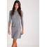 Vero Moda VMCLEMENTINE COPENHAGEN Sukienka dzianinowa light grey melange VE121C0Y3